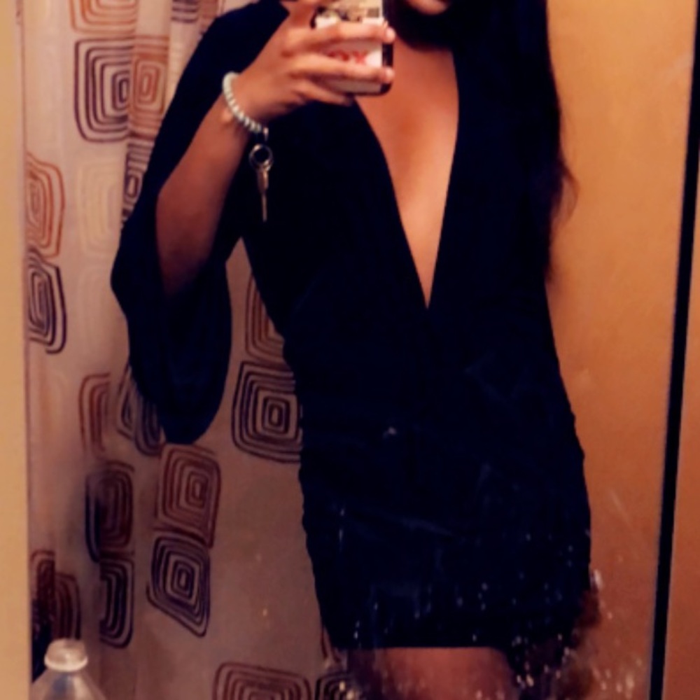 Misguided Deep V Bodycon